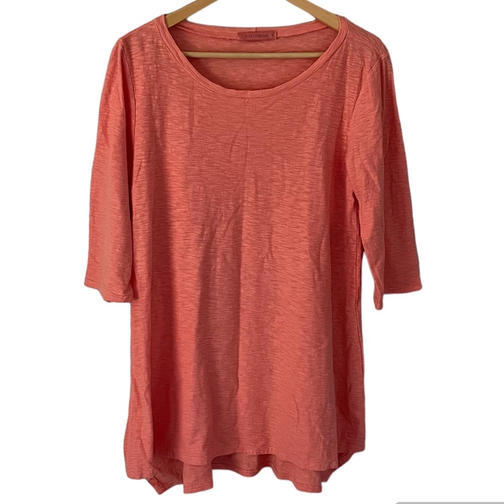 Cut Loose Cotton/Linen Pink Tunic/Blouse Size Medium
